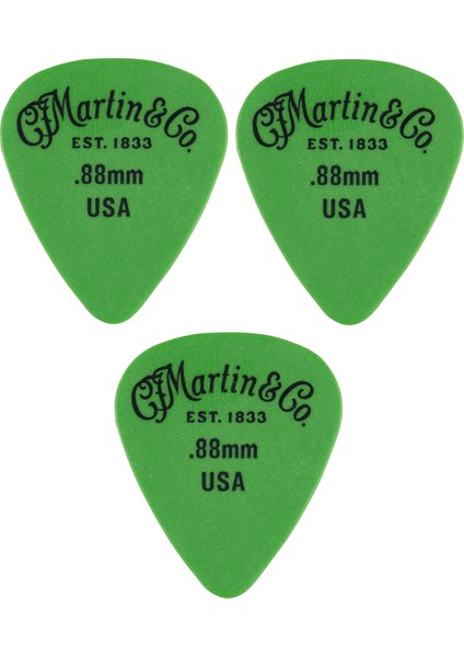 Delrin Pena 0.88 mm Gitar Pena (3 Adet)