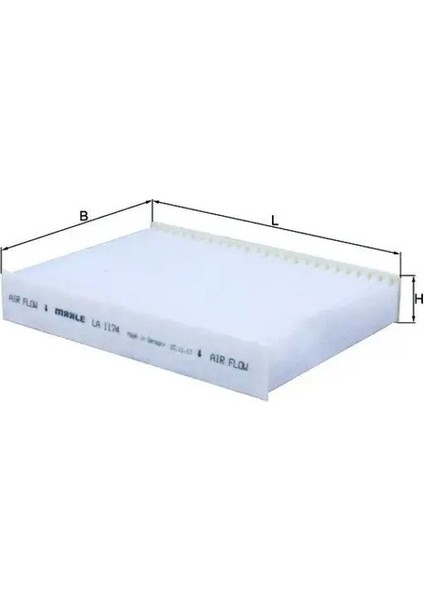 LA1174 Polen Filtresi 87139YZZ46 88508YV010 B000975480