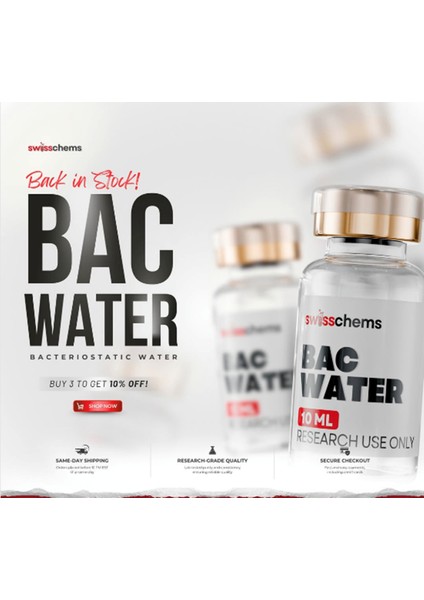 Bakteriostatic Su 10ML .abd Menşei. fiyatları