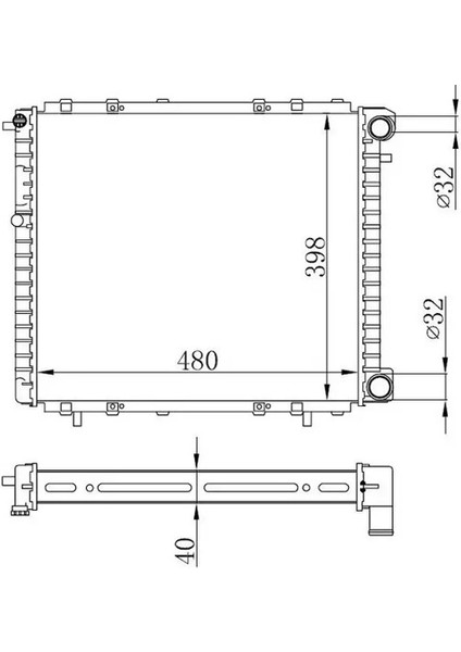 BRN038040 Motor Radyatoru 7700272472 7700272527 7700745164