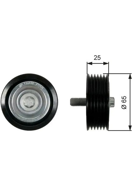 T36433 Alternator Gergi Bilyasi A2782020219