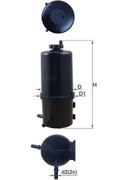 KL787 Yakit Filtresi 2H0127401A 2H0127401B