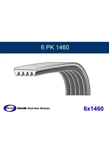 6PK1460 Kayis 044903137H 11287832327 1308228