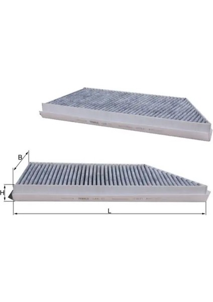 LAK57 Polen Filtresi (Karbonlu) 002435 002436 6447PE