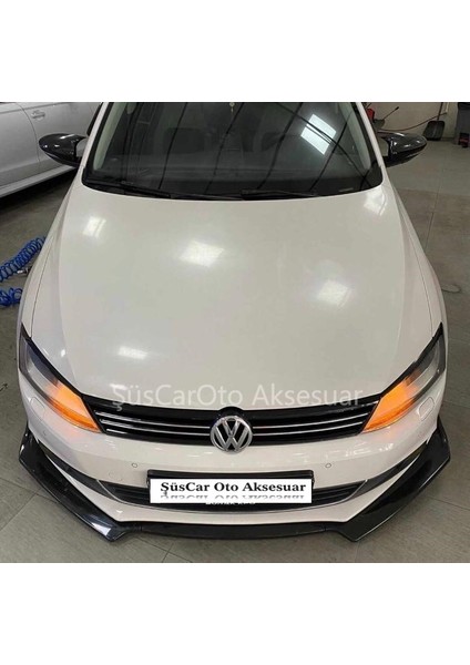 Golf 7 Esnek 3 Parça Abs Lip Piano Black Flaplı Kanatlı Parlak Siyah