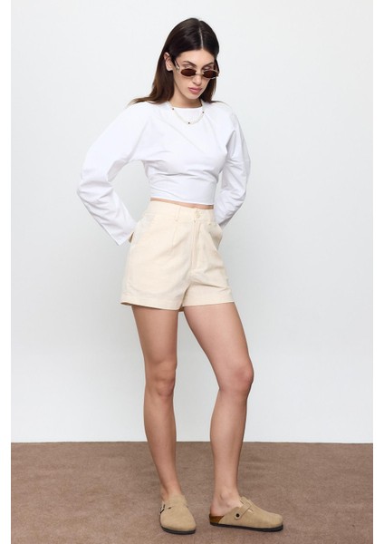 Bej Mini Şort fiyatları