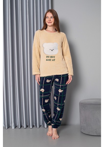 Teddy Pelüş Ladt Underwear Collection2'li Bej Pijamatakımı fiyatları