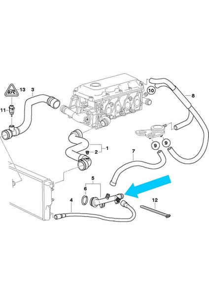 2x 11531709232 Su Soğutucu Hortum Borusu Bmw Için Konektör Kuplörü E46 Z3 316I 318I 316CI 318CI (Yurt Dışından) fırsatları