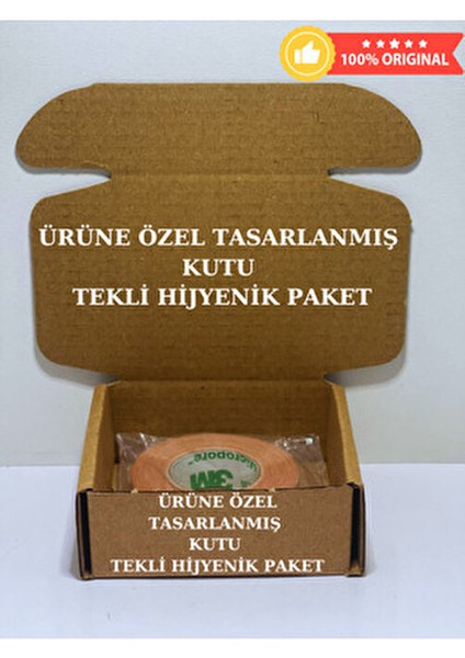 Micropore Estetik Burun Bandı Ten Rengi Yüksek Hava Sirkülasyonu 1,25 cm x 9,1 m