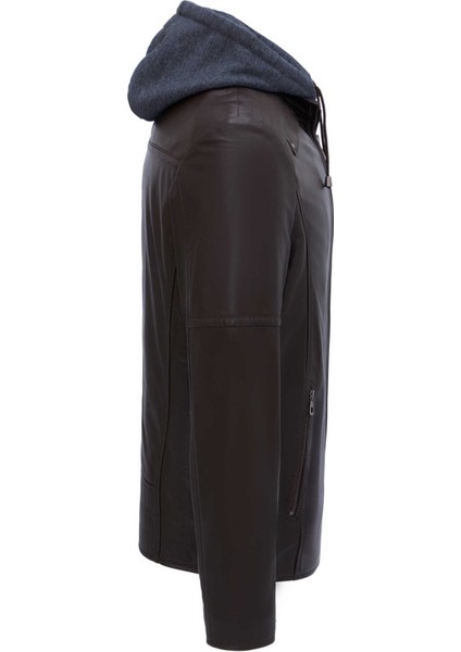 Kahve Hakiki Deri Erkek Hakiki Deri Mont - E25GRJ310618-Q3I modelleri