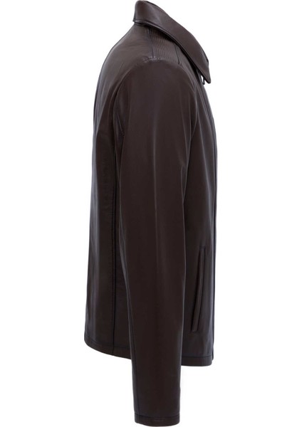 Kahve Hakiki Deri Erkek Hakiki Deri Mont - E25GRJ310620-Q3I modelleri