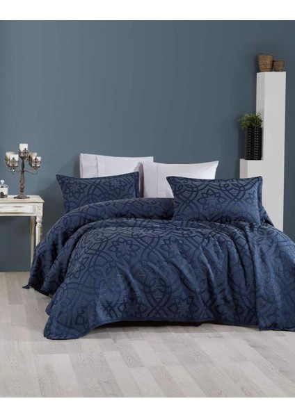 Yatak Örtüsü Alesta Lacivert