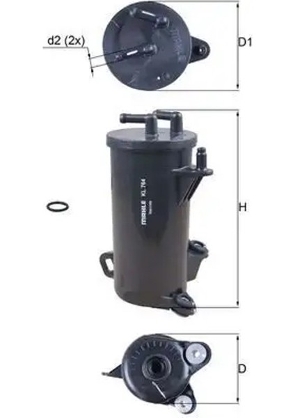 KL764D Yakit Filtresi 16900RZ0G01 16902RZ0G01