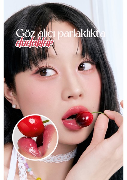 Kalıcı, Pigmentli, Parlak Bitişli Tint PERIPERA Ink Mood Glowy Tint 25 Hot Strawberry (Soda Cafe)