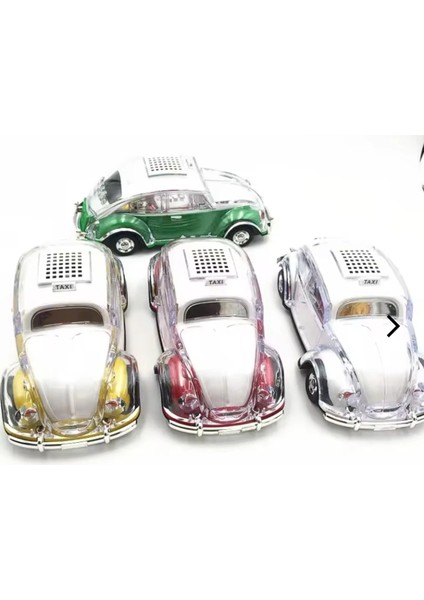 1937 Model Klasik Taksi Araba Kablosuz Bluetooth Hoparlör Speaker Tws Aux Fm Radyo Sd Kart USB fırsatları