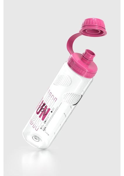 Ege Yazı Desenli 750 ml Tritan Matara 912067 Fuşya modelleri