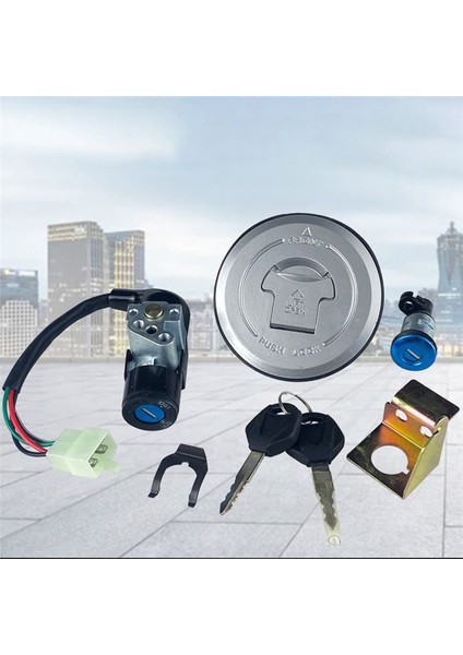 Kontak Anahtarı Yakıt Gaz Kapağı Tank Kapak Koltuk Kilidi Honda Için Ayarlanmış Anahtarlar ile GROM125M2 2014-2015 (Yurt Dışından) modelleri