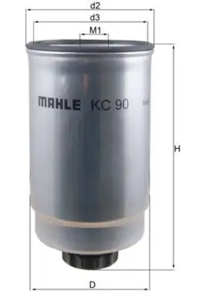 KC90 Yakit Filtresi 5020307 5023362 6129466