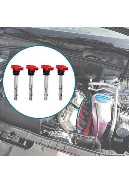 4x Ateşleme Paketi 06E905115E Audi A4 A5 R8 Vw Golf Gtı 2 0t Fsı 06E905115E 06E905115A (Yurt Dışından) indirimleri
