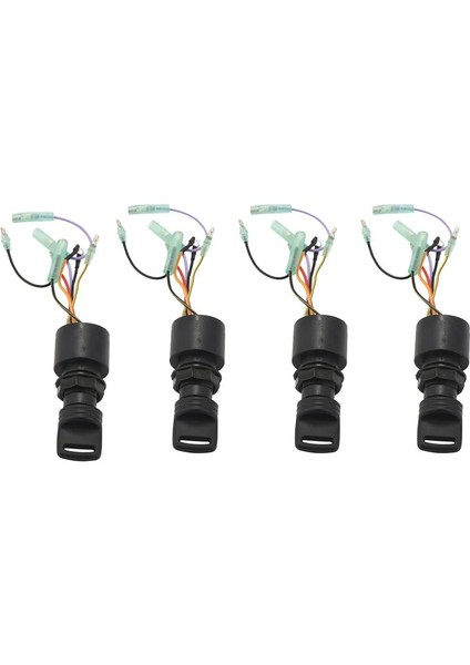 4x 87-17009A5 Tekne Motoru Ateşleme Anahtar Anahtarı Merkür Dıştan Takma Motorlar Için 3 Konum Off Star Start (Yurt Dışından)