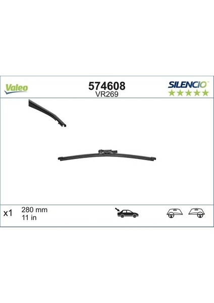 574608 Arka Silecek Supurgesi 28790HG00A 288905DA0A 61620036625