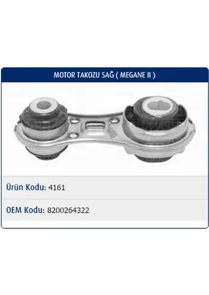 M4161 Motor Takozu (Sag) 8200264322