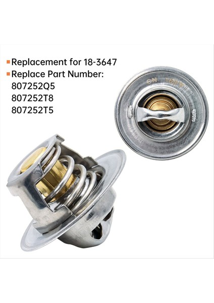Termostat Kiti 807252Q5 Sleepwe 160 ° 4 3l 5 0l 5 7l 7 4l 807252T8 Yukarı (Yurt Dışından) fırsatları