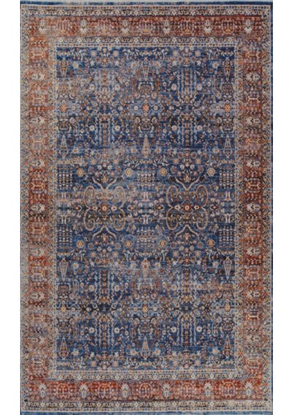 7/24 Serisi 1154 Lacivert Salon Oturma Yatak Odası Halısı