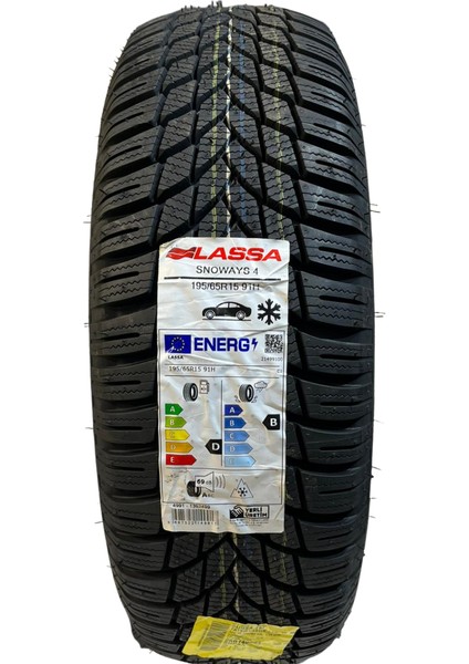 Erlas Jant Lastik 195/65R15 Lassa Snoways4 91H 2 Li Takım