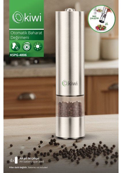 KSPG 4806 Otomatik Tuz ve Karabiber Değirmeni