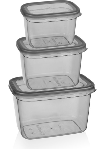 Ekstra Hacimli Saklama Kabı Seti 3 Boy Derin Saklama KABI-(800 ML+1300 ML+2300 Ml)- Bpa Free fiyatları