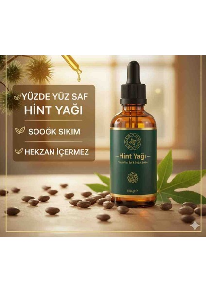 Hint Yağı Castor Oil %100 Saf