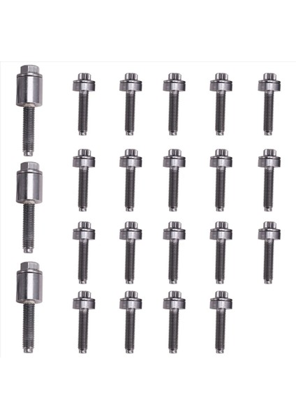 Bmw E60 E61 E90 E91 Z4 11120409288 Için 22PCS/SET Alüminyum Valf Kapak Vidası Seti (Yurt Dışından)