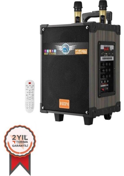 Profesyonel LT-912 Bt Kablosuz Hoparlör Bass Ses Kutusu