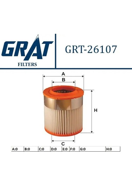 26107 Hava Filtresi 4E0129620B