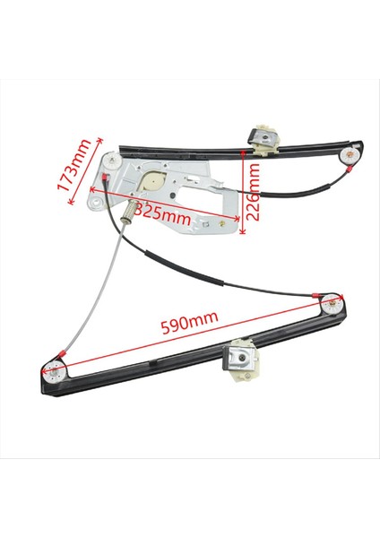 51338252394 Araç Ön Sağ Güç Penceresi Bmw 525I 528I 530I 540I M5 1997-2003 51338236860 (Yurt Dışından) fiyatları