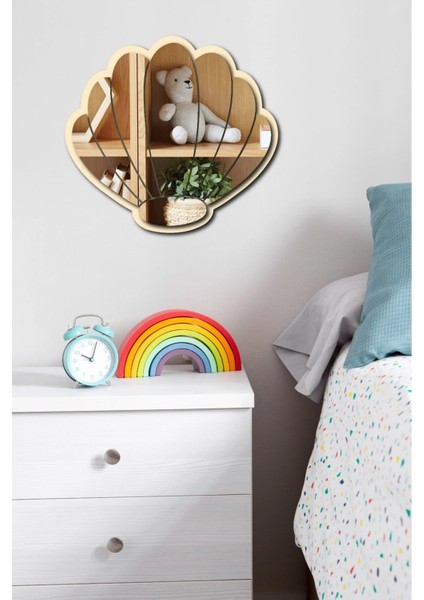 Istiridye Figürlü Çocuk Odası Dekoratif Ayna