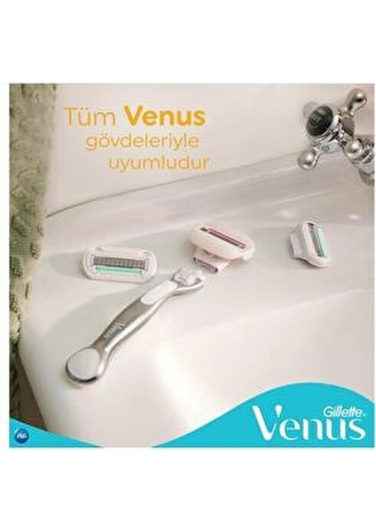 Comfortglide Kadın Tıraş Makinesi Ergonomik Tasarım 5 Bıçak 2 Yedek Bıçak indirimleri