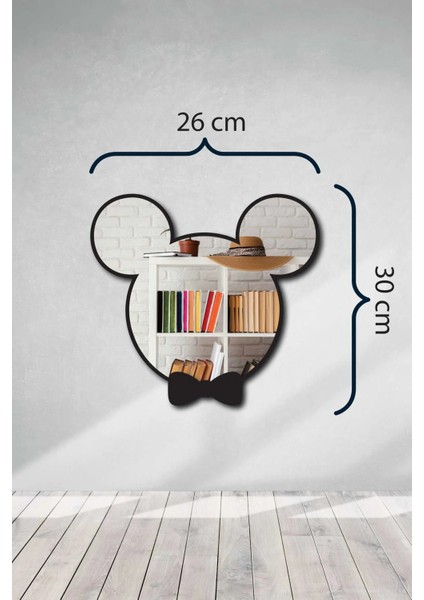Mickey Mouse Figürlü Çocuk Odası Dekoratif Ayna indirimleri