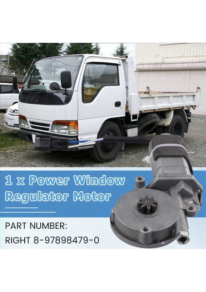 Ön Güç Pencere Regülatörü Motor Pencere Asansör Motoru Isuzu Nkr Npr Nqr 2003 Sağ 8-97898479-0 (Yurt Dışından) fırsatları