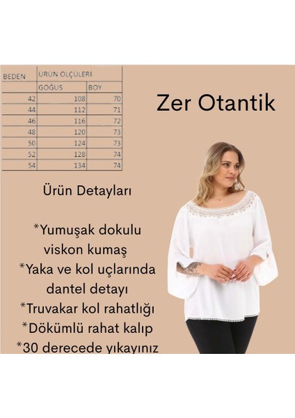 Dantel Yakalı Büyük Beden Bluz Mercan indirimleri