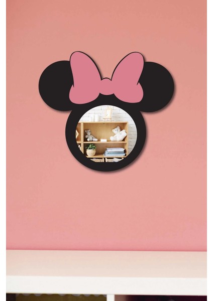 Minnie Mouse Figürlü Çocuk Odası Dekoratif Ayna fırsatları