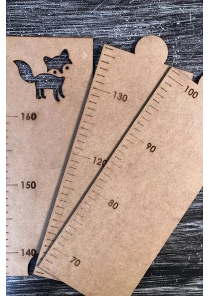 Çocuk Odası Ahşap Büyüme Gelişim Boy Ölçme Cetveli fiyatları