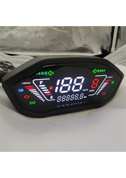 Little Monkey M3 750 Motosiklet Enstrümanı Dijital Ekran Montajı Motosiklet Speedometre Takometre Kometre Sometresi (Yurt Dışından) fiyatları