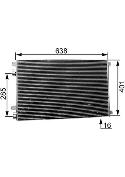AC360001S Klima Radyatoru 8200115543 8200223000 8660002501
