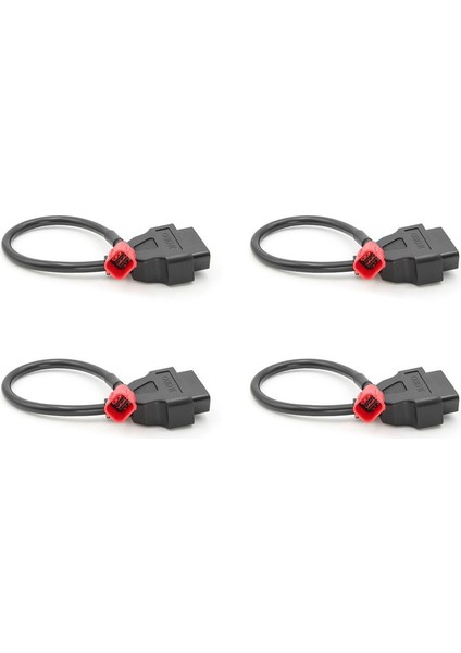 4x 6 Ila 16 Pin Motosiklet Obd Adaptörleri Obd2 Teşhis Kablosu Uzatma Konektörleri Honda Yamaha Suzuki Benelli (Yurt Dışından)