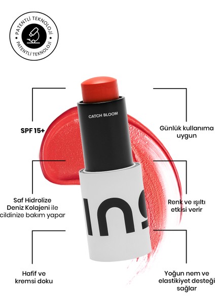 Catch Bloom Pocket Lip & Cheek Stick Daylily 4,5g Spf 30+ indirimleri