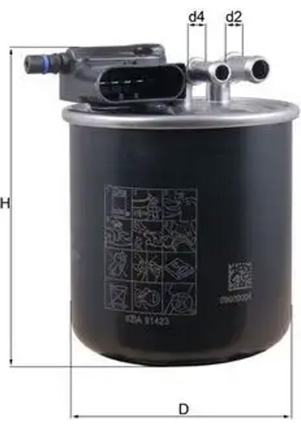 KL949 Yakit Filtresi A6420904852 A6420906352