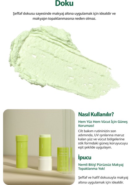 Serinletici Stik Güneş Kremi GOODAL Houttuynia Cordata Calming Cooling Sun Stick SPF50+ PA++++