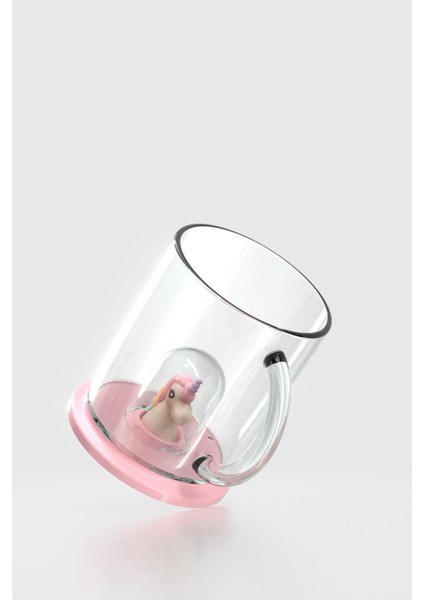 Joy Unicorn Figürlü 250 ml Kulplu Tritan Bardak 222059 Pembe fiyatları